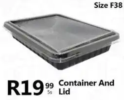 Take 'n Pay Container And Lid offer