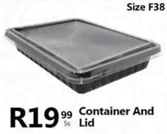Take 'n Pay Container And Lid offer