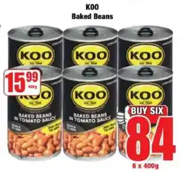 Boxer Koo Baked Beans offer