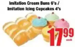 Boxer Imitation Cream Buns/ Imitation Icing Cupcakes offer