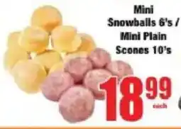 Boxer Mini Snowballs/ Mini Plain Scones offer