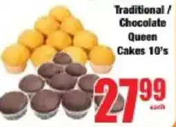 Boxer Traditional/ Chocolate Queen Cakes offer