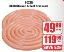 Boxer Boxer Chilli Chicken & Beef Braalwors offer