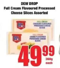 Boxer Dew Drop Full Cream Flavoured Processed Cheese Slices Assorted offer