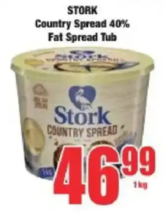 Boxer Stork Country Spread 40% Fat Spread Tub offer