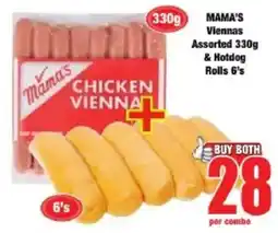 Boxer Mama's Viennas Assorted & Hotdog Rolls offer