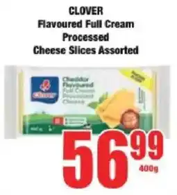 Boxer Clover Flavoured Full Cream Processed Cheese Slices Assorted offer