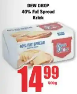 Boxer Dew Drop 40% Fat Spread Brick offer