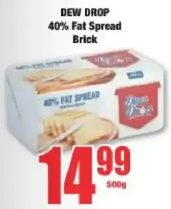 Boxer Dew Drop 40% Fat Spread Brick offer