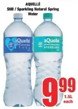 Boxer Aquelle Still/ Sparkling Natural Spring Water offer