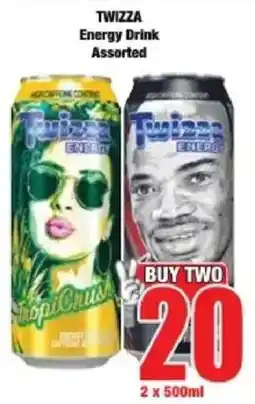 Boxer Twizza Energy Drink Assorted offer
