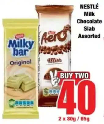 Boxer Nestlé Milk Chocolate Slab Assorted offer