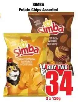 Boxer Simba Potato Chips Assorted offer