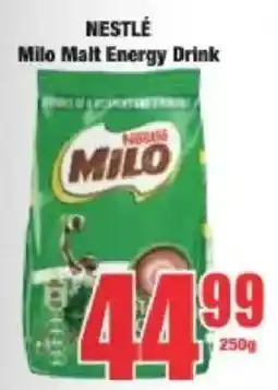 Boxer Nestlé Milo Malt Energy Drink offer