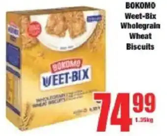 Boxer Bokomo Weet-Bix Wholegrain Wheat Biscuits offer