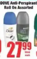 Boxer Dove Anti-Perspirant Roll On Assorted offer