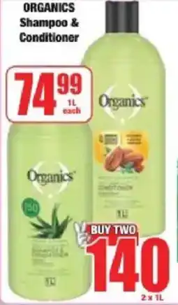 Boxer Organics Shampoo & Conditioner offer