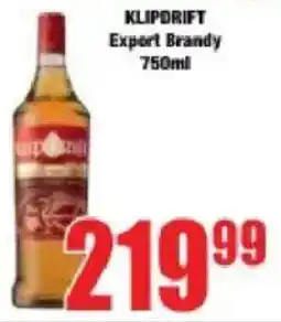 Boxer Klipdrift Export Brandy offer