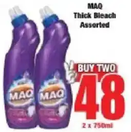 Boxer Maq Thick Bleach Assorted offer