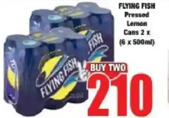 Boxer Flying Fish Pressed Lemon Cans offer