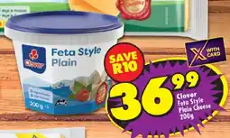 Shoprite Clover Feta Style Plain Cheese offer