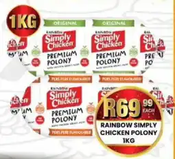 Take 'n Pay Rainbow simply chicken polony offer