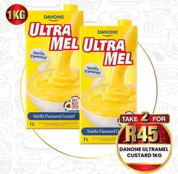 Take 'n Pay Danone ultramel custard offer