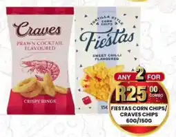 Take 'n Pay Fiestas corn chips/ craves chips offer