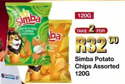 Take 'n Pay Simba Potato Chips Assorted offer
