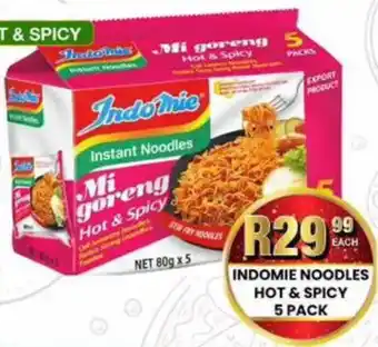 Take 'n Pay Indomie noodles hot & spicy offer