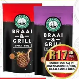 Take 'n Pay Robertson all in one seasoning/ bbq/ braai & grill offer