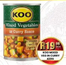 Take 'n Pay Koo Mixed Vegetables in Curry Sauce offer