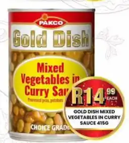 Take 'n Pay Pakco Gold Dish Mixed Vegetables in Curry Sauce offer