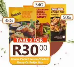 Take 'n Pay Imana Packet Sauces/ Packet Gravy Or Potjie Mix offer