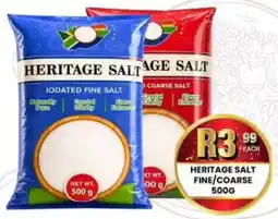 Take 'n Pay Heritage salt fine/ coarse offer