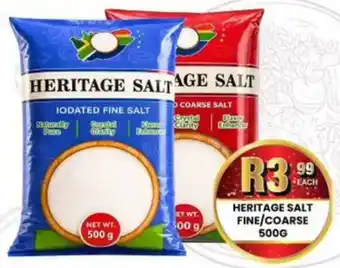 Take 'n Pay Heritage salt fine/ coarse offer
