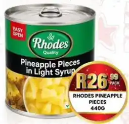 Take 'n Pay Rhodes Pineapple Pieces in Light Syrup offer