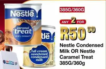 Take 'n Pay Nestle Condensed Milk or Nestle Caramel Treat offer