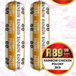 Take 'n Pay Rainbow chicken polony offer