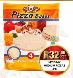 Take 'n Pay My o my medium pizzas offer
