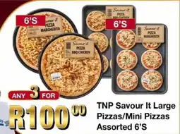 Take 'n Pay TNP Savour It Large Pizzas/ Mini Pizzas Assorted offer