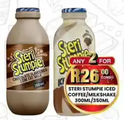 Take 'n Pay Steri stumpie iced coffee/ milkshake offer