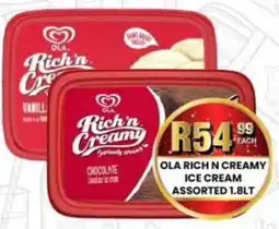 Take 'n Pay Ola rich n creamy ice cream assorted offer