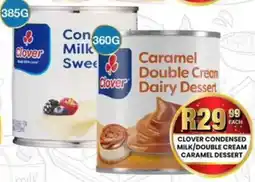 Take 'n Pay Clover condensed milk/ double cream caramel dessert offer