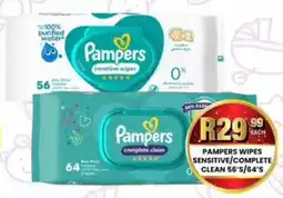 Take 'n Pay Pampers wipes sensitive/ complete clean offer