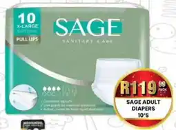 Take 'n Pay Sage adult diapers offer