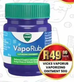 Take 'n Pay Vicks vaporub vaporizing ointment offer