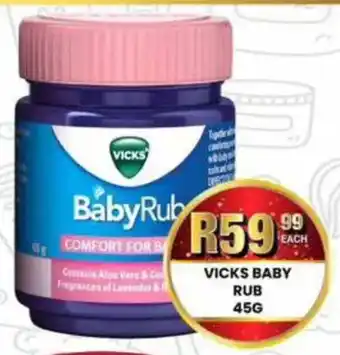 Take 'n Pay Vicks Baby Rub offer