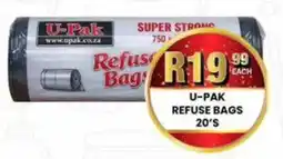 Take 'n Pay U-pak refuse bags offer