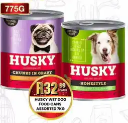 Take 'n Pay Husky wet dog food cans assorted offer